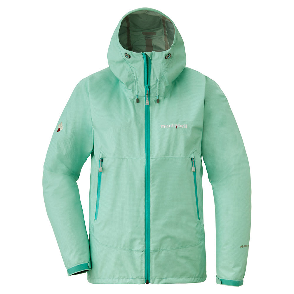 Mont-bell 女 Rain Dancer 登山防水外套 GORE-TEX 海青 1128619-OCWV