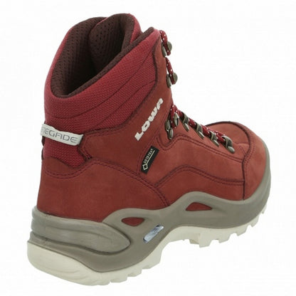 【LOWA 德國】女版 防水透氣GORE-TEX 中筒登山鞋 RENEGADE GTX MID 椒紅 320945-0331