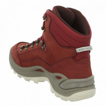 【LOWA 德國】女版 防水透氣GORE-TEX 中筒登山鞋 RENEGADE GTX MID 椒紅 320945-0331