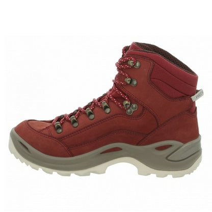 【LOWA 德國】女版 防水透氣GORE-TEX 中筒登山鞋 RENEGADE GTX MID 椒紅 320945-0331