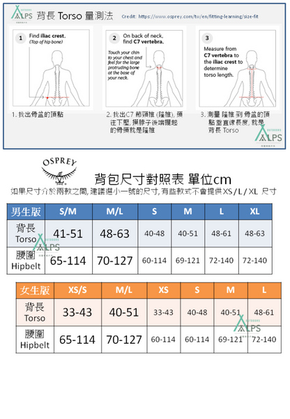 Osprey  Atmos AG LT 50 網架輕量登山背包 煤礦藍 10004681/10004682