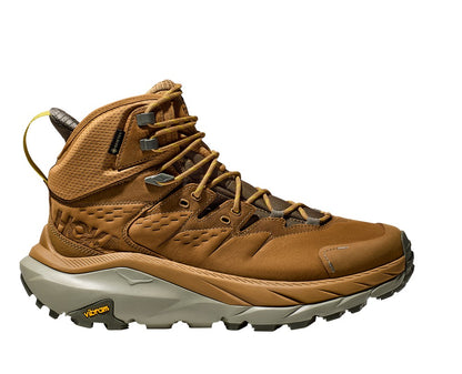 HOKA 男 Kaha 2 GTX 中筒防水登山鞋 黃褐/灰綠 1123155FHLY