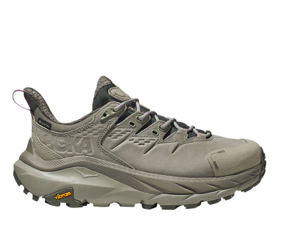 HOKA 女 Kaha 2 Low GTX 防水登山鞋 石板灰/灰綠 1123191SBRL