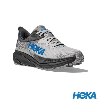 HOKA 男 Challenger 7 寬楦 全地形鞋 灰/HOKA藍 1134499OHK