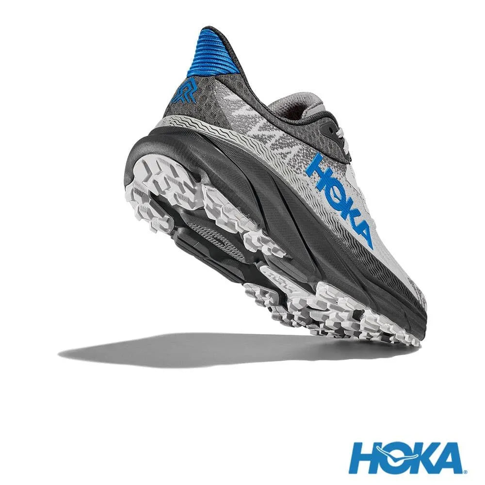 HOKA 男 Challenger 7 寬楦 全地形鞋 灰/HOKA藍 1134499OHK