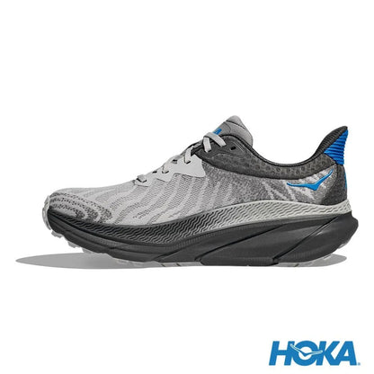 HOKA 男 Challenger 7 寬楦 全地形鞋 灰/HOKA藍 1134499OHK