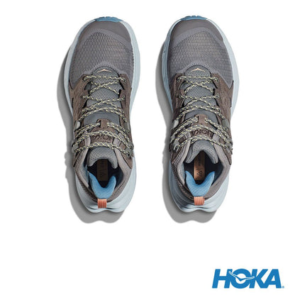 HOKA 女 Anacapa 2 MID GTX 防水登山鞋 太空灰/迷幻藍 1142831ATRL