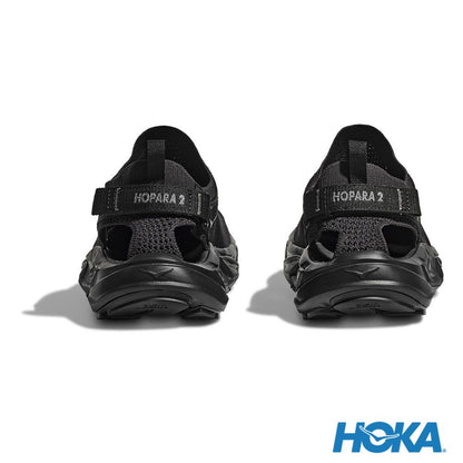 HOKA 女 Hopara 2 健行涼鞋 黑 HO1147670BBLC