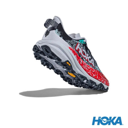 HOKA 男 Speedgoat 6 越野鞋 海鷗灰/暴雨藍 1147791GKS