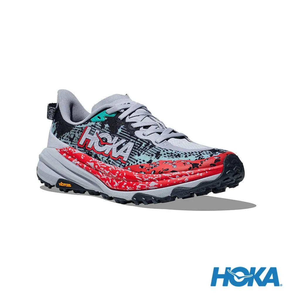 HOKA 男 Speedgoat 6 越野鞋 海鷗灰/暴雨藍 1147791GKS