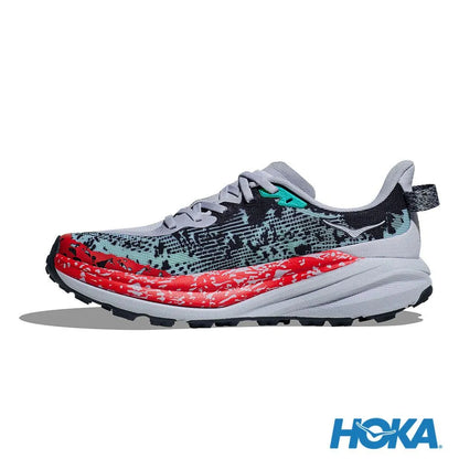 HOKA 男 Speedgoat 6 越野鞋 海鷗灰/暴雨藍 1147791GKS