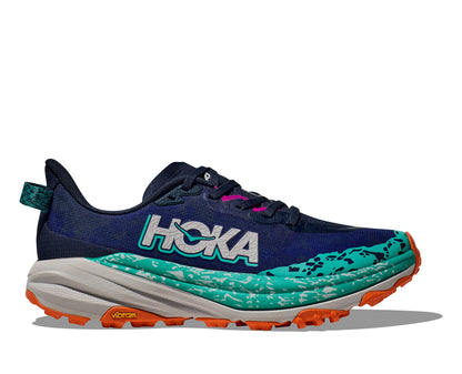 HOKA Speedgoat 6 Wide 女 野跑鞋 寬楦 海軍藍/紫紅 1147832VYM