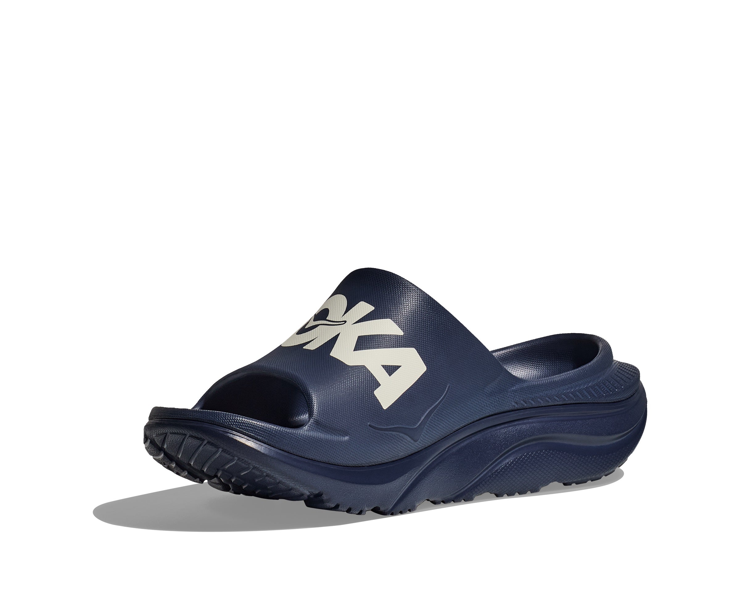 HOKA ORA ATHLETIC SLIDE 恢復拖鞋 海軍藍/白 UNISEX 1155154VYN