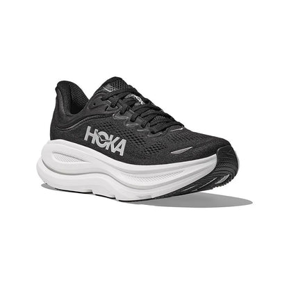 HOKA 男 Bondi 9 寬楦 路跑鞋 黑/白 HO1162013BWHT