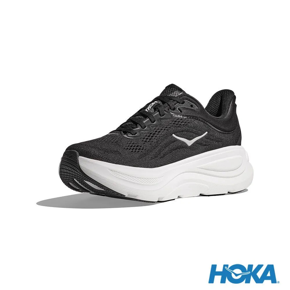 HOKA 男 Bondi 9 寬楦 路跑鞋 黑/白 HO1162013BWHT