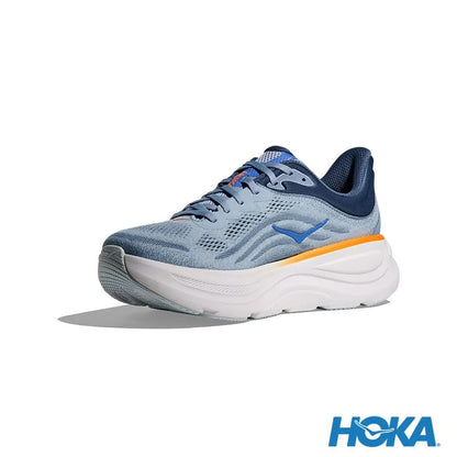 HOKA 男 Bondi 9 寬楦 路跑鞋 細雨藍/水藍 HO1162013DNP