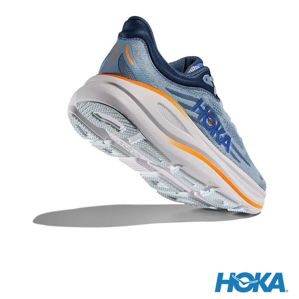 HOKA 男 Bondi 9 寬楦 路跑鞋 細雨藍/水藍 HO1162013DNP