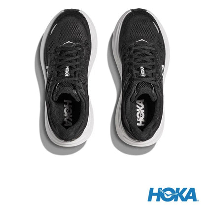 HOKA 女 Bondi 9 寬楦 路跑鞋 黑/白 1162014BWHT