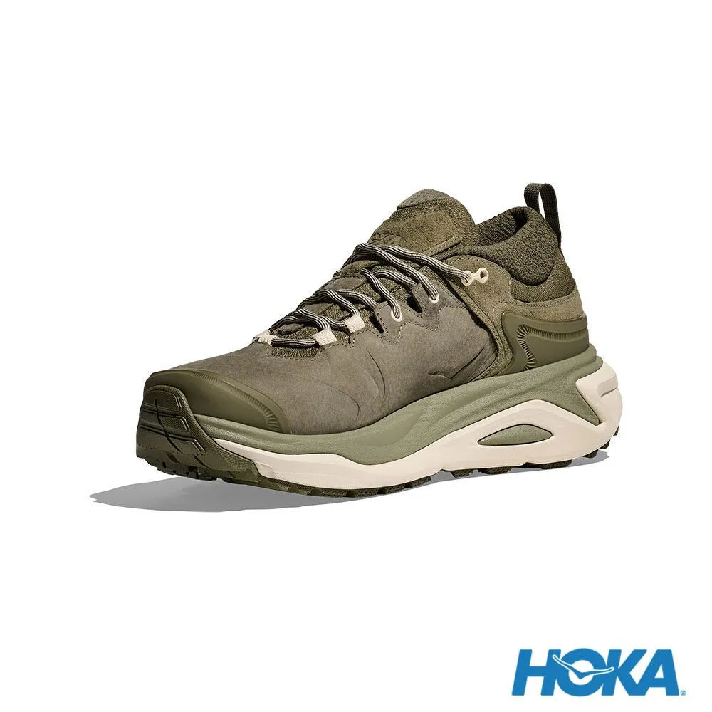 HOKA 男 Kaha 3 Low Goretex 登山鞋 尤加利綠/樺木 HO1162532EYP