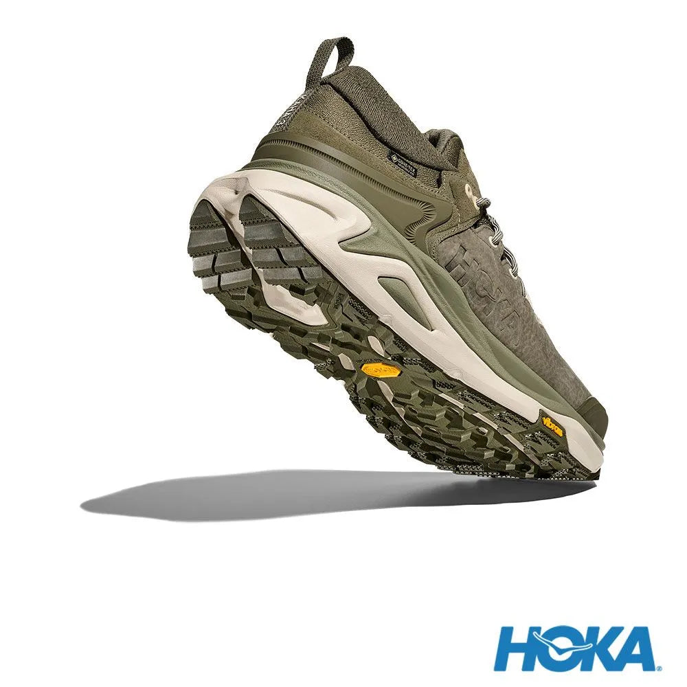 HOKA 男 Kaha 3 Low Goretex 登山鞋 尤加利綠/樺木 HO1162532EYP