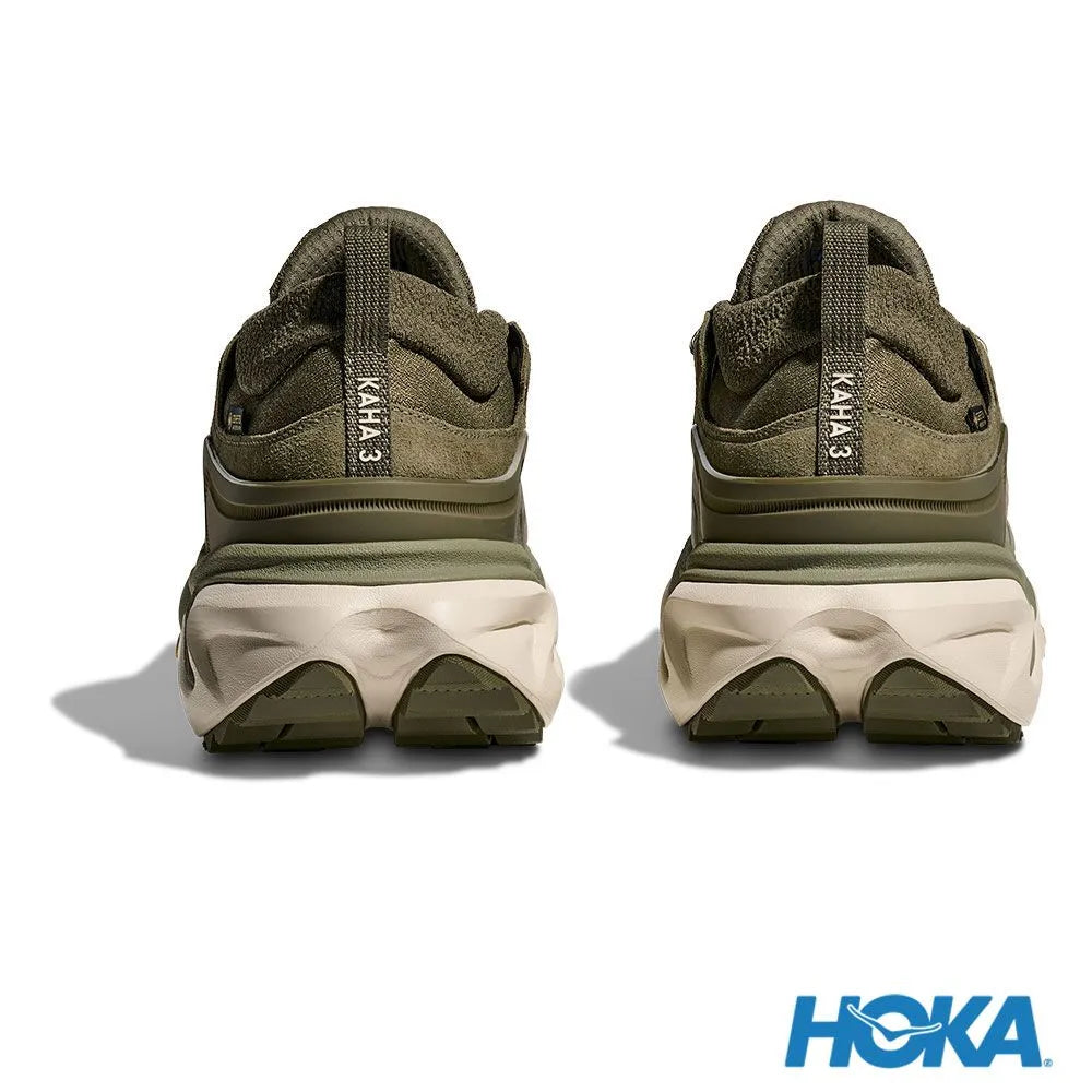 HOKA 男 Kaha 3 Low Goretex 登山鞋 尤加利綠/樺木 HO1162532EYP