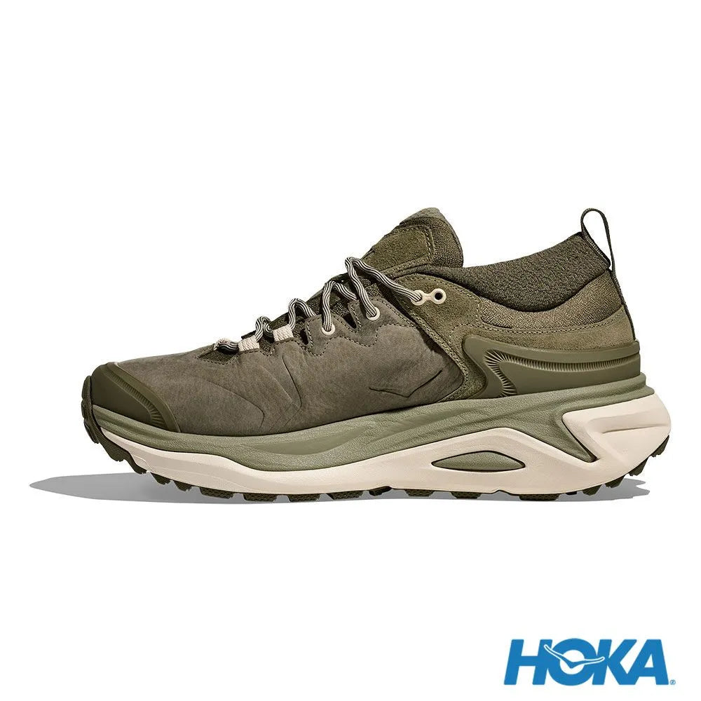 HOKA 男 Kaha 3 Low Goretex 登山鞋 尤加利綠/樺木 HO1162532EYP