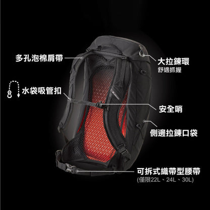 GREGORY ARRIO 多功能登山背包 18L 磚石紅 136973-1129