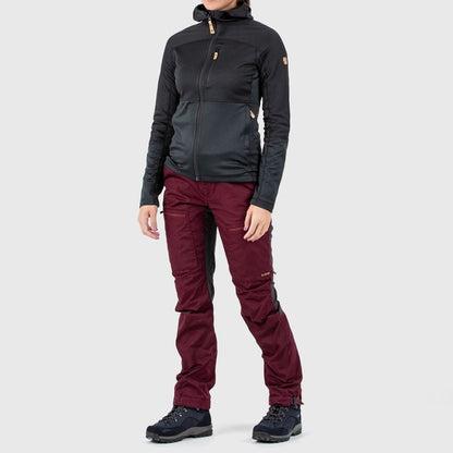 【小狐狸 Fjallraven】Abisko Lite Trekking Trousers 拼接彈性長褲 女 淺橄欖 89583 622