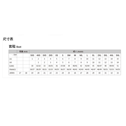 AROPEC 溯溪、岩石潛水長筒拉鍊防滑毛氈底靴 BT-50BF-BK