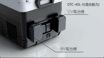 【ARCTIC ICE 北極冰】車載行動冰箱 雙門雙槽 獨立溫控 混合動力 DTC-40-II