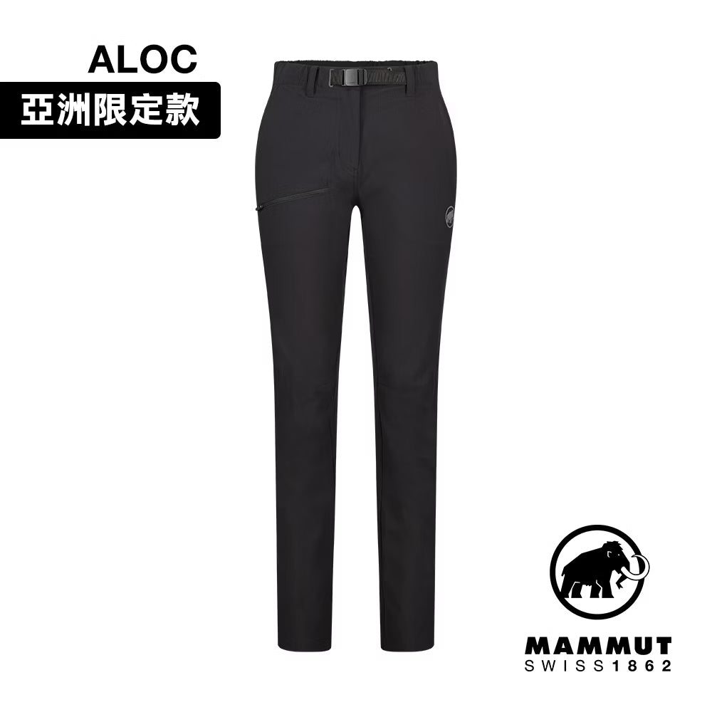 Mammut 長毛象 Aegility AF 女 日系機能舒適防潑水長褲 黑 1022-02240