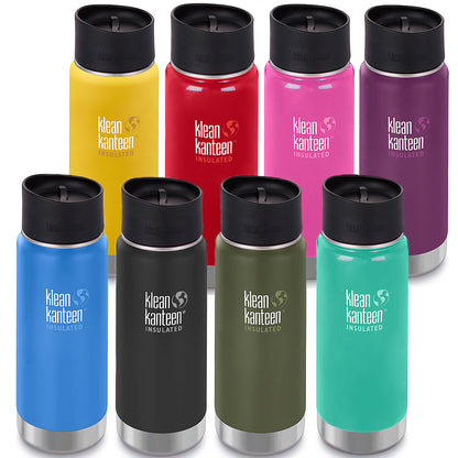 美國 Klean Kanteen 寬口保溫瓶473ml (搭配咖啡蓋)