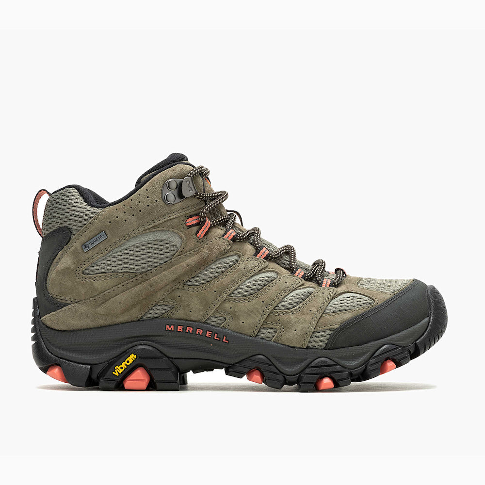 Merrell 女 MOAB 3 MID GTX 登山健行鞋 橄欖綠 J036310