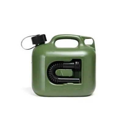 Hunersdorff PRO 燃料罐/德製儲油桶(2色) 5L Fuel can PROFI (UN) 5 L olive/black