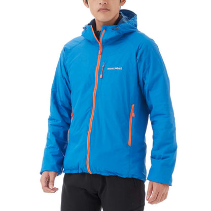 mont-bell 男 Light Shell Hooded Jacket 連帽保暖風衣 海軍藍 1106645