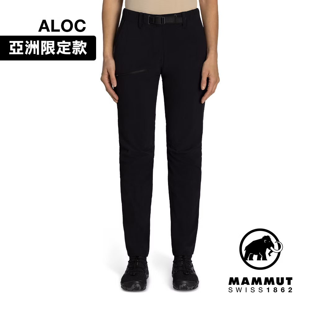 Mammut 長毛象 Aegility AF 女 日系機能舒適防潑水長褲 黑 1022-02240