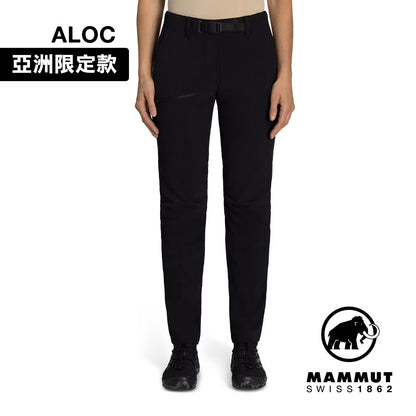 Mammut 長毛象 Aegility AF 女 日系機能舒適防潑水長褲 黑 1022-02240