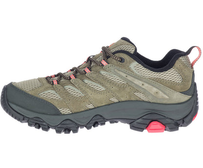 MERRELL MOAB 3 女 寬楦 GORE-TEX 多功能健行鞋 橄欖綠 J036322W