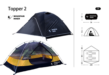 Mountain Hiker 巔峰2 Topper2 二人帳 贈防水地布