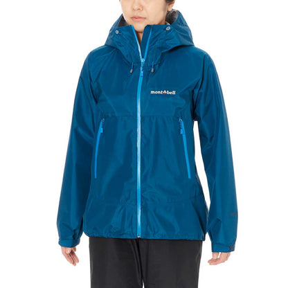 Mont-bell 女 Rain Dancer 登山防水外套 GORE-TEX 藍 1128619-SLBL