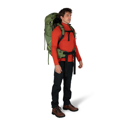 Osprey Atmos AG 50 男 網架登山背包 黑 10003554