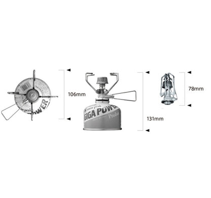 SnowPeak GP不鏽鋼小型瓦斯爐 GS-100R