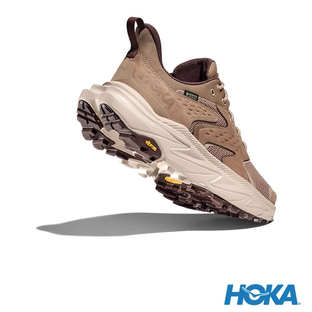 HOKA 男 Anacapa 2 Low GTX 防水健行鞋 沙丘黃/牛津卡其 1141632DOTN