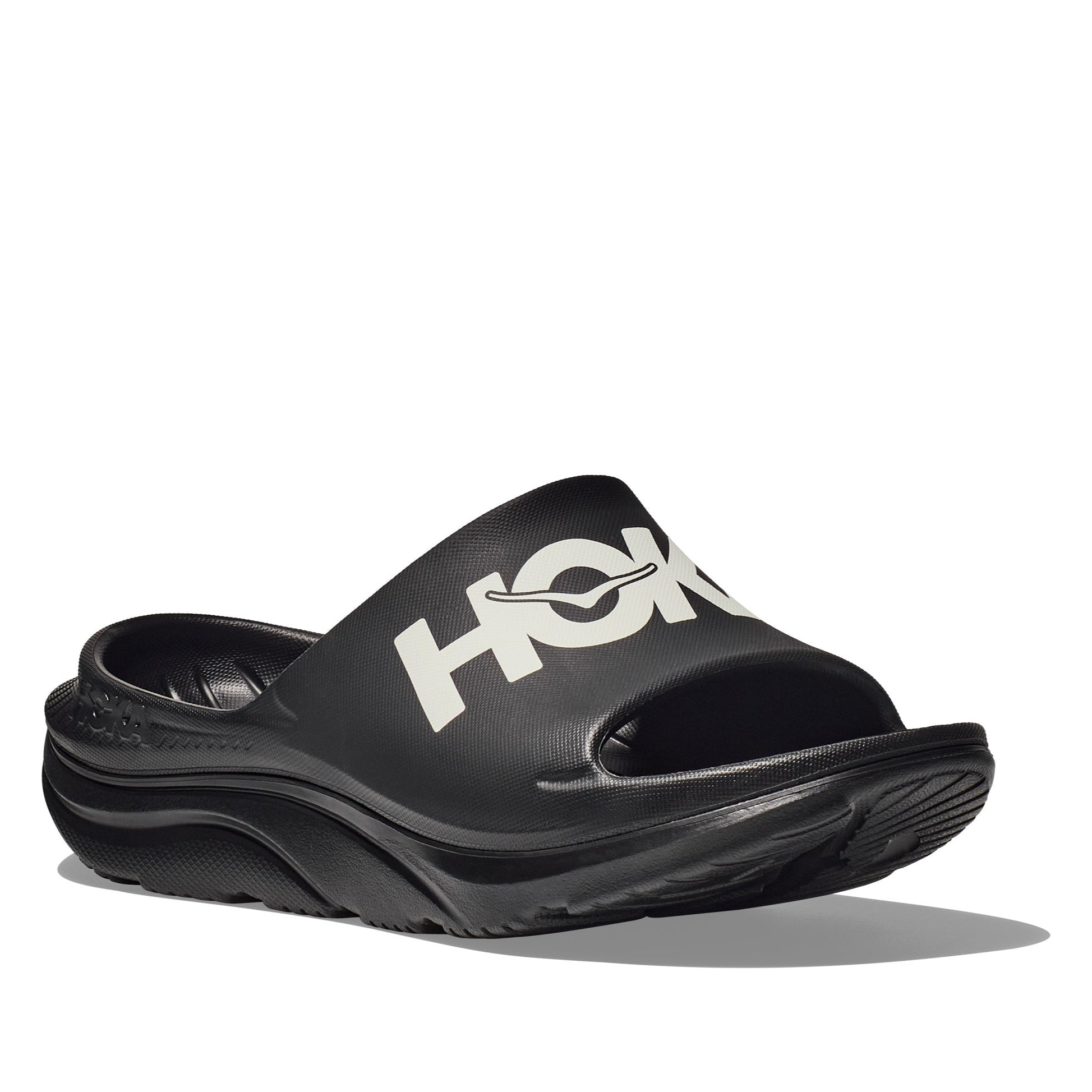 HOKA ORA ATHLETIC SLIDE 恢復拖鞋 黑/白 UNISEX 1155154WHT