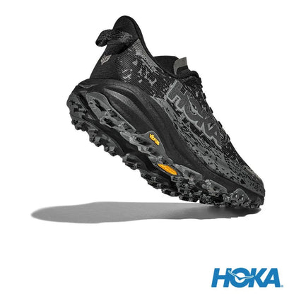 HOKA 女 Speedgoat 6 Goretex 寬楦 健行鞋 黑/灰黑 1155771BCKT