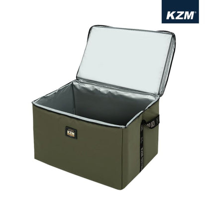 KAZMI KZM 素面個性保冷袋 45L 軍綠色 K20T3K008