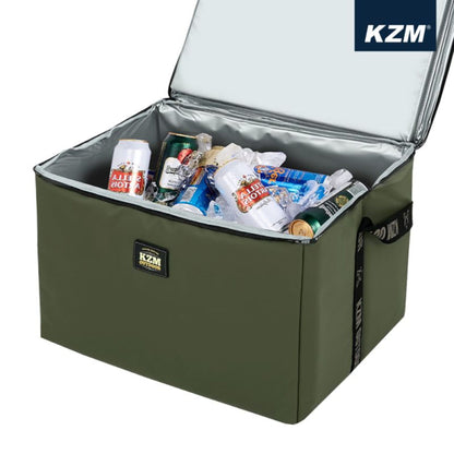 KAZMI KZM 素面個性保冷袋 45L 軍綠色 K20T3K008