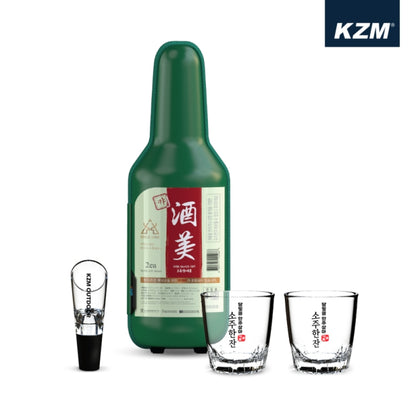 KZM 燒酒杯注酒器套組含保護套 K21T3K12