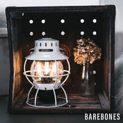 Barebones Railroad Lantern 充電式 手提鐵路復古營燈 骨董白 LIV-180