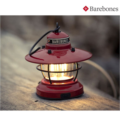 Barebones Edison Mini Lantern 平放/吊掛營燈 紅色 LIV-274